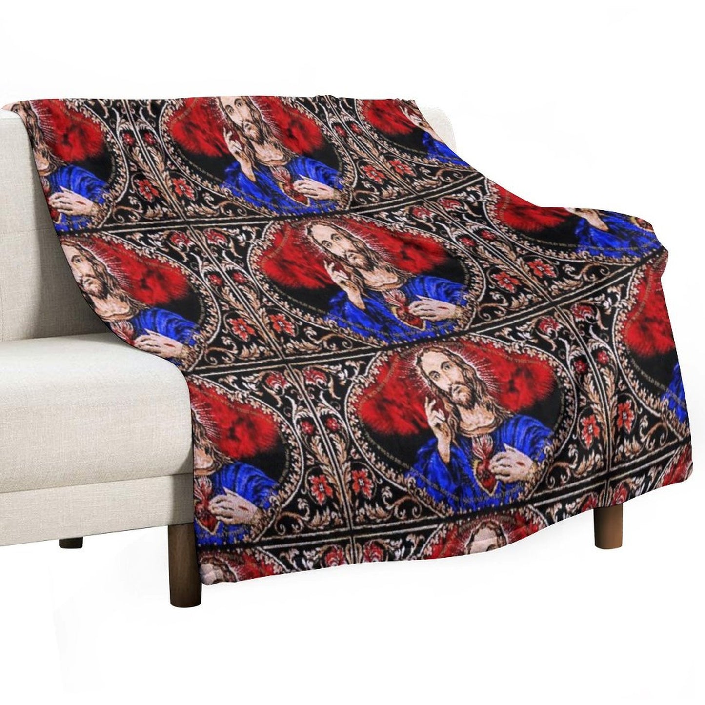 Father Ted Scared Sofa Throw Throw Blanket