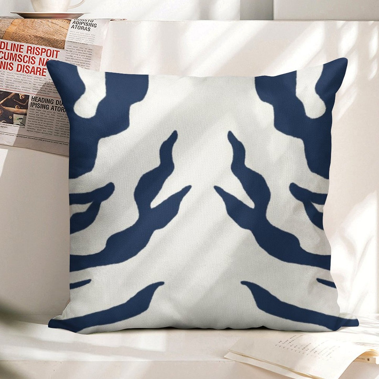 Ahsoka Tano Linen Throw Pillow Cover