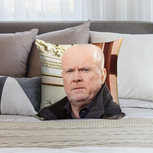 Phil Mitchell Eastenders And British TV Icon (Steve McFadden) Soft Gift Ready Throw Pillow