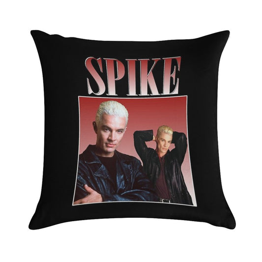 Spike Retro Design Classic Throwback Soft Easy Maintenance Throw Pillow