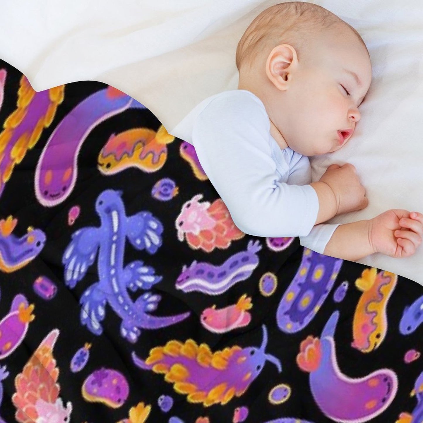 Sea Slug Throw Blanket