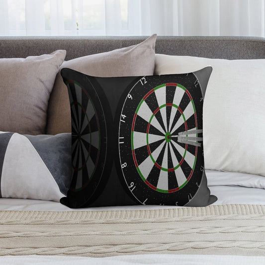 Dart Soft Fade-Resistant Throw Pillow