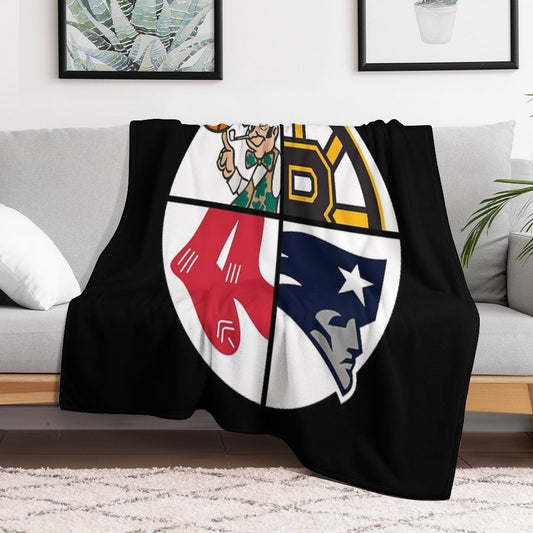 Boston Sports Throw Blanket
