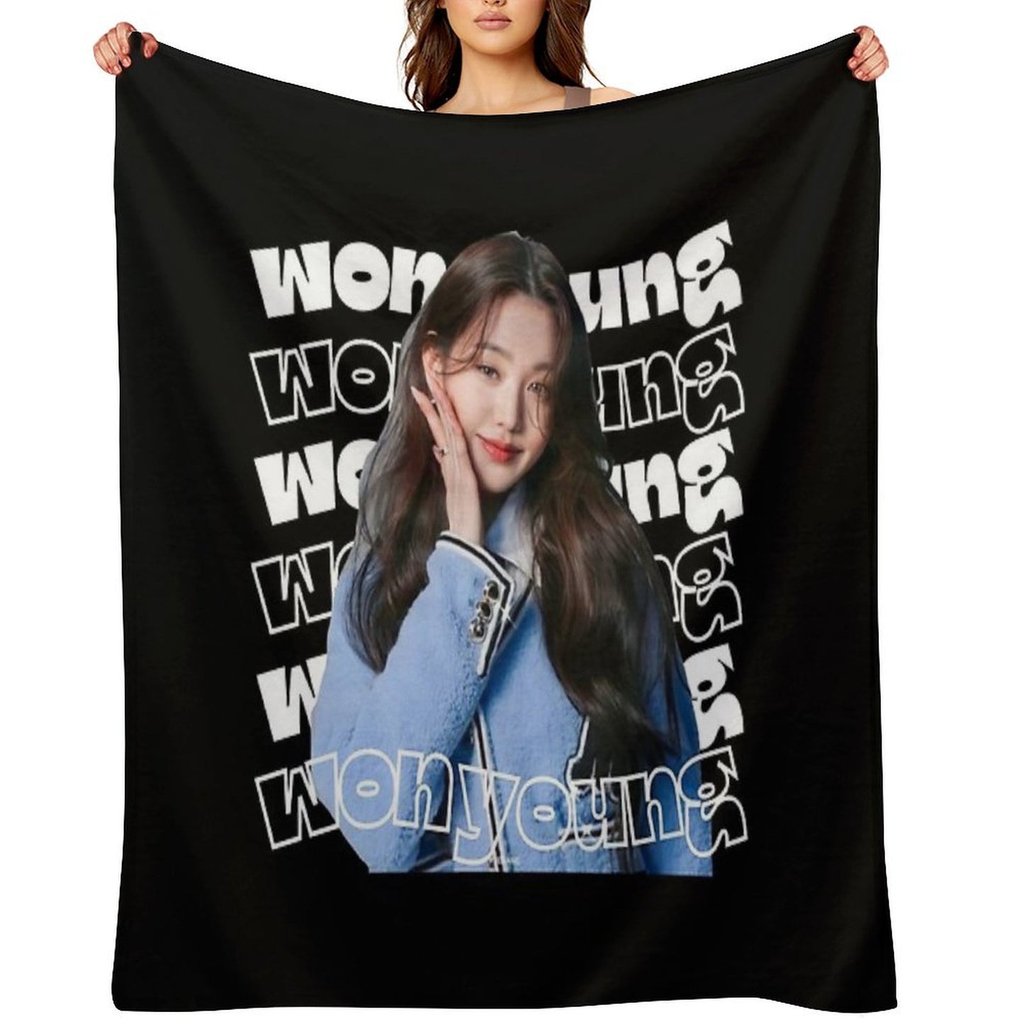 Wonyoung Throw Blanket