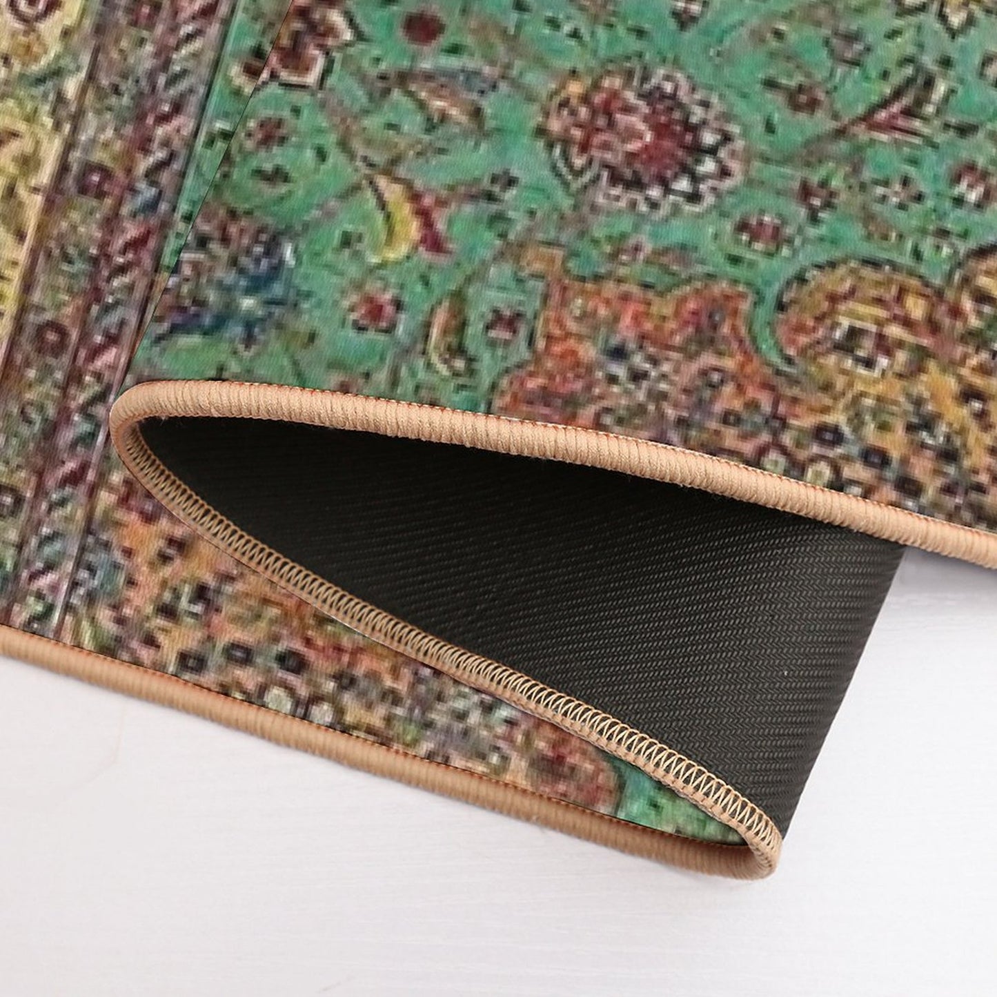 Vintage Antique Persian Carpet Bath Mat