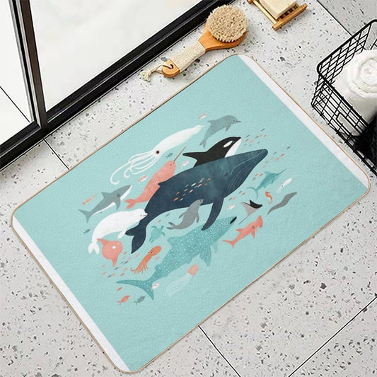 Under The Sea Menagerie Bath Mat
