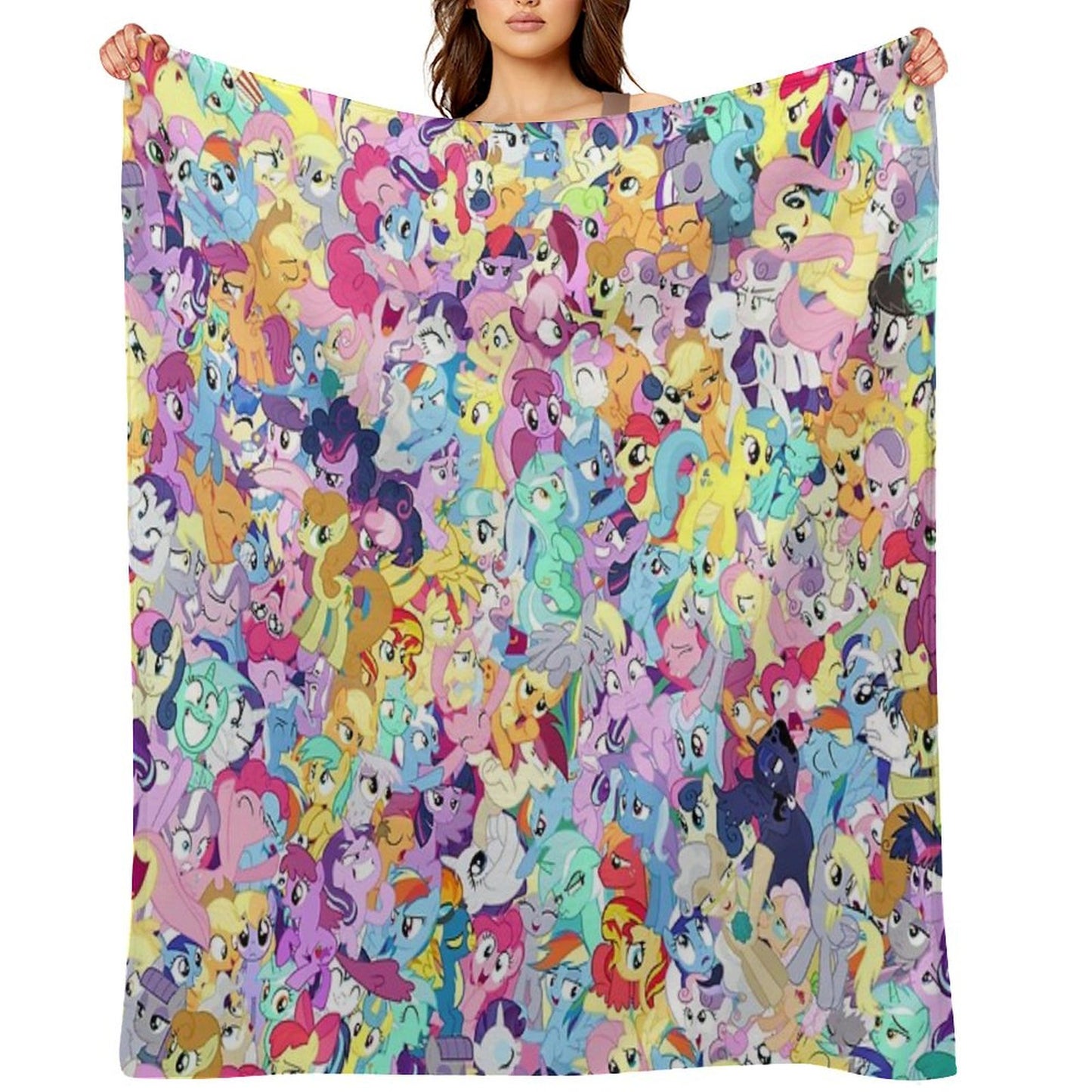 Everypony Mess Throw Blanket