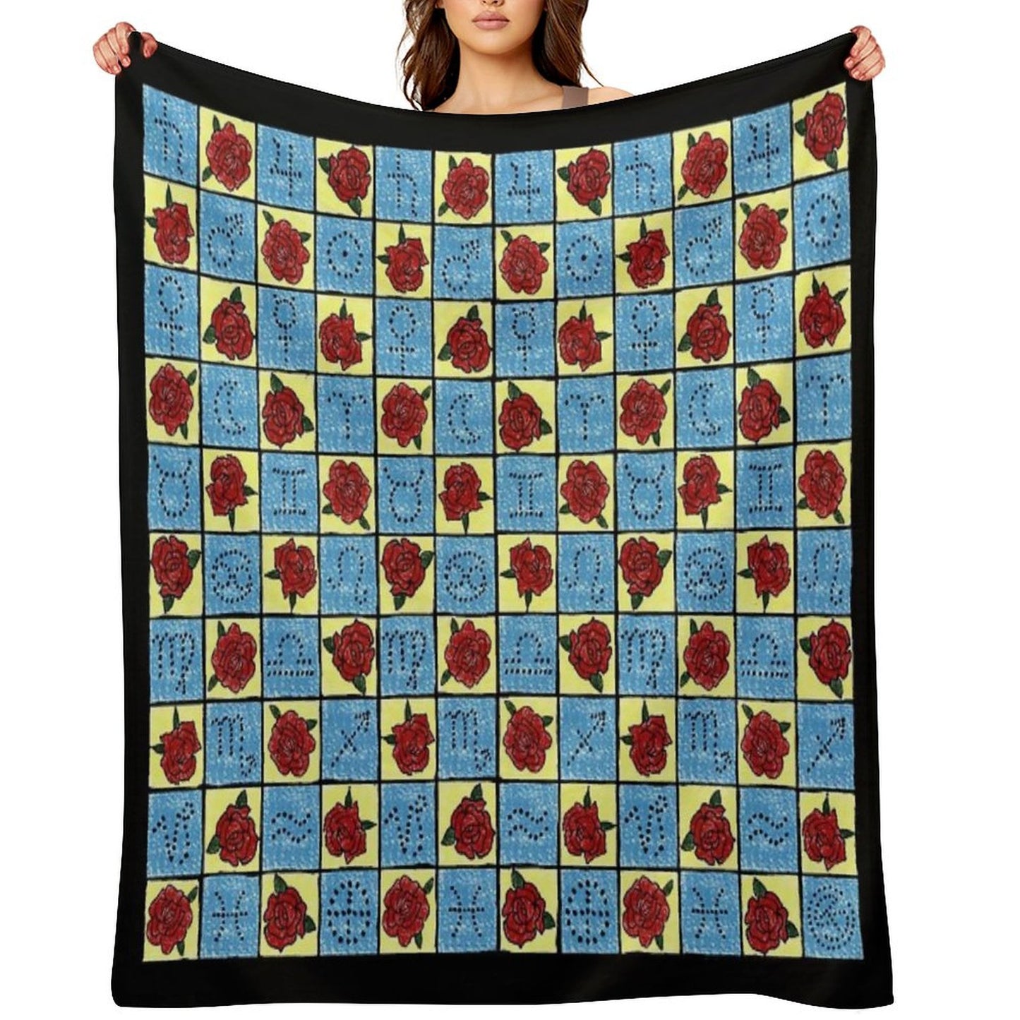 9 of Swords Tarot Blanket by Tarotista Throw Blanket