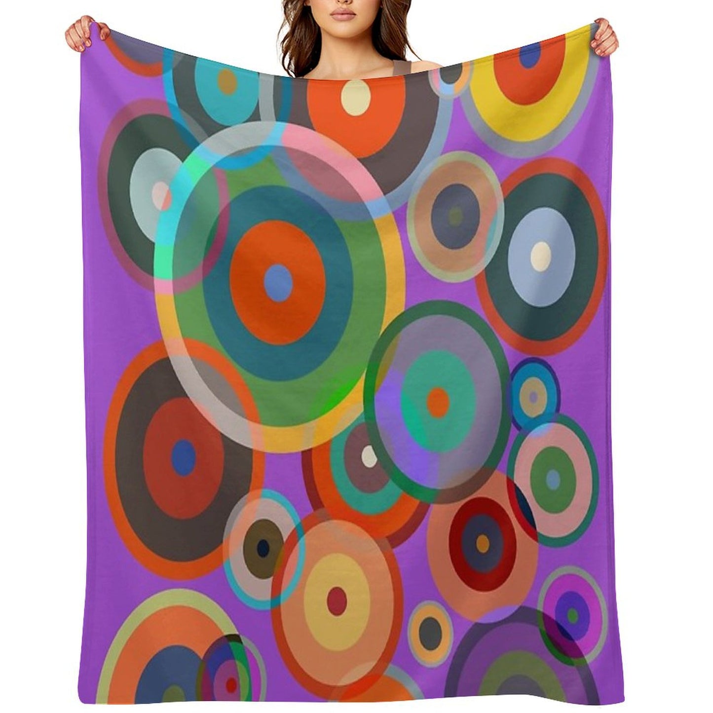 Kandinsky #4 Throw Blanket