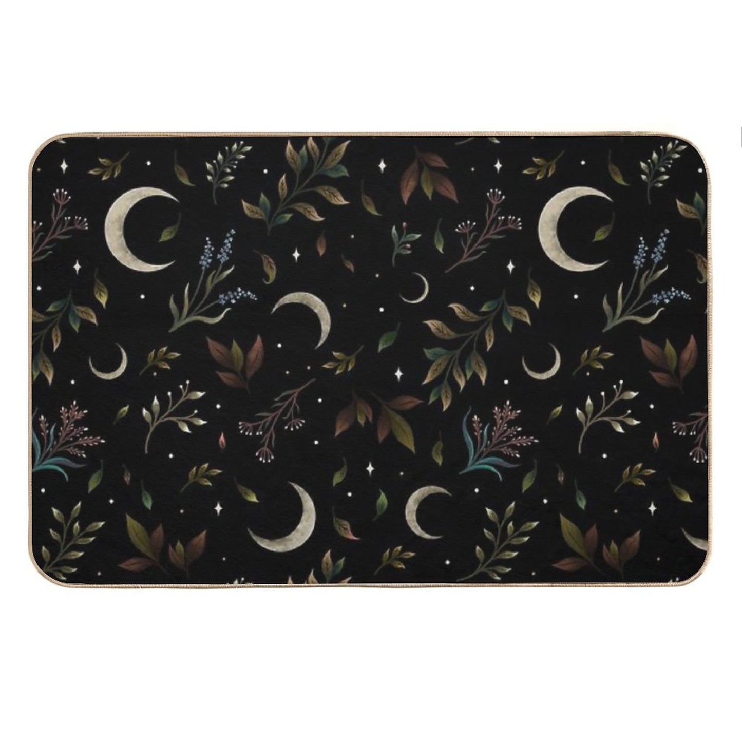 Crescent Moon Garden Bath Mat