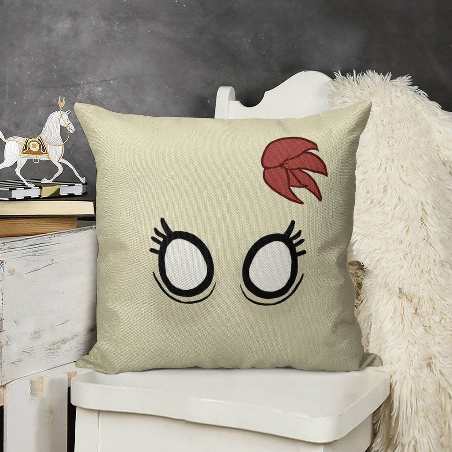 Don't Starve - Abigail Linen Throw Pillow Cover