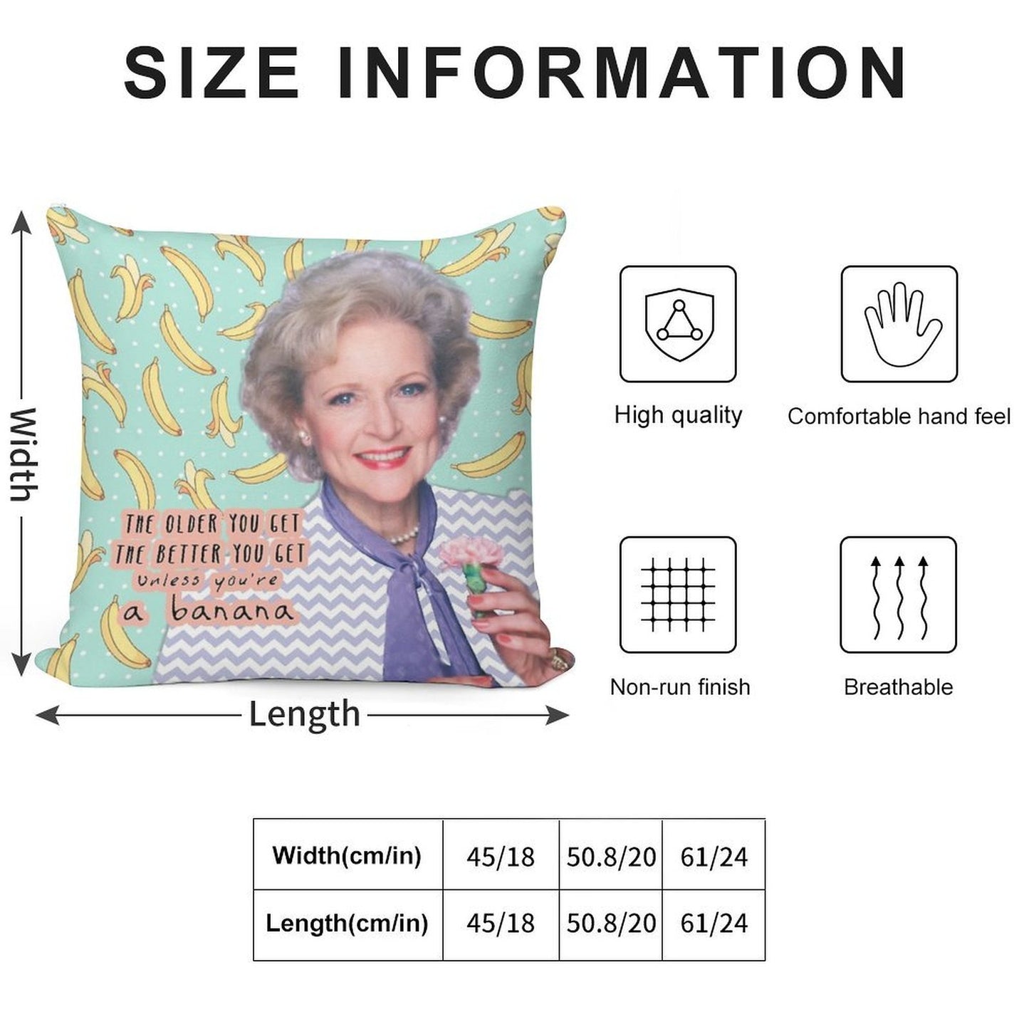 Rose Nylund 2 Soft High-Density Material Throw Pillow