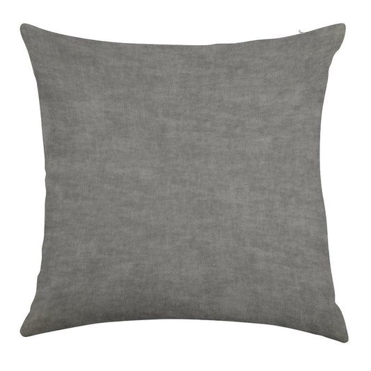 ██ Rough Concrete Gray Linen Throw Pillow Cover