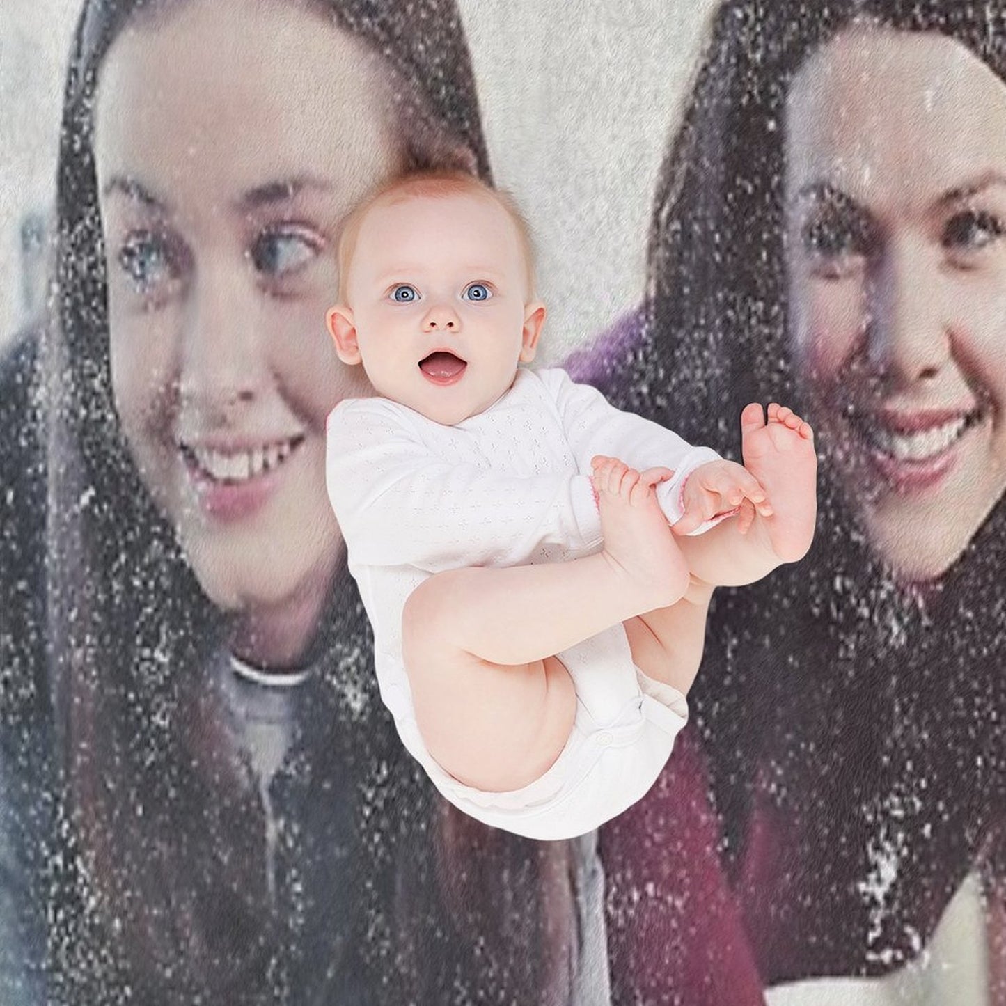 Rory And Lorelai - Portrait Throw Blanket