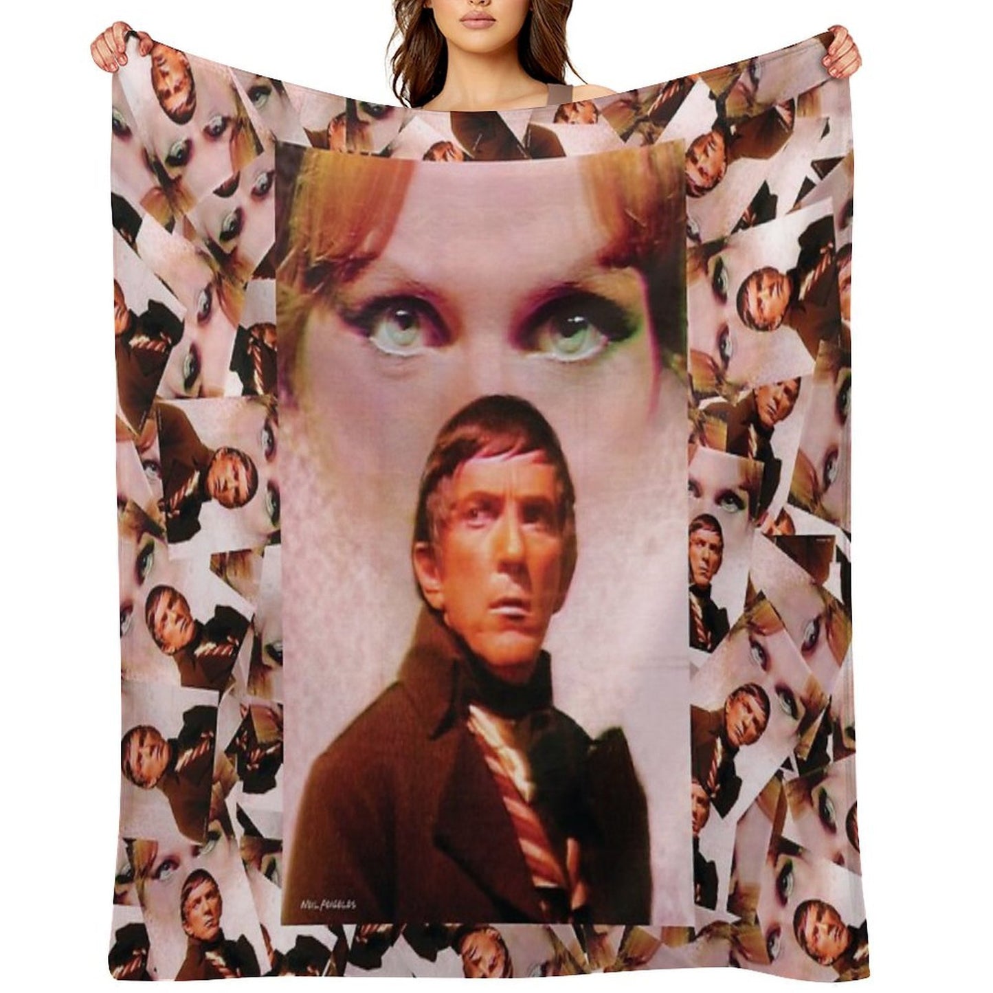 Dark Shadows - Barnabas Collins And Angélique Bouchard Throw Blanket