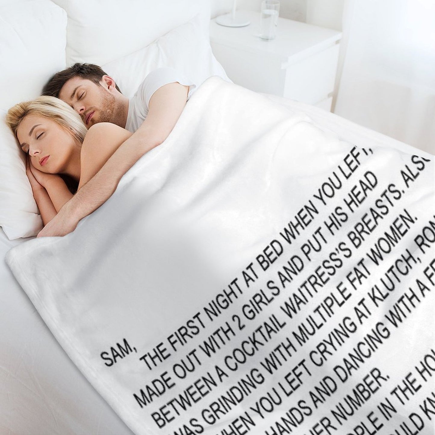 Anonymous Letter to Sammi Throw Blanket