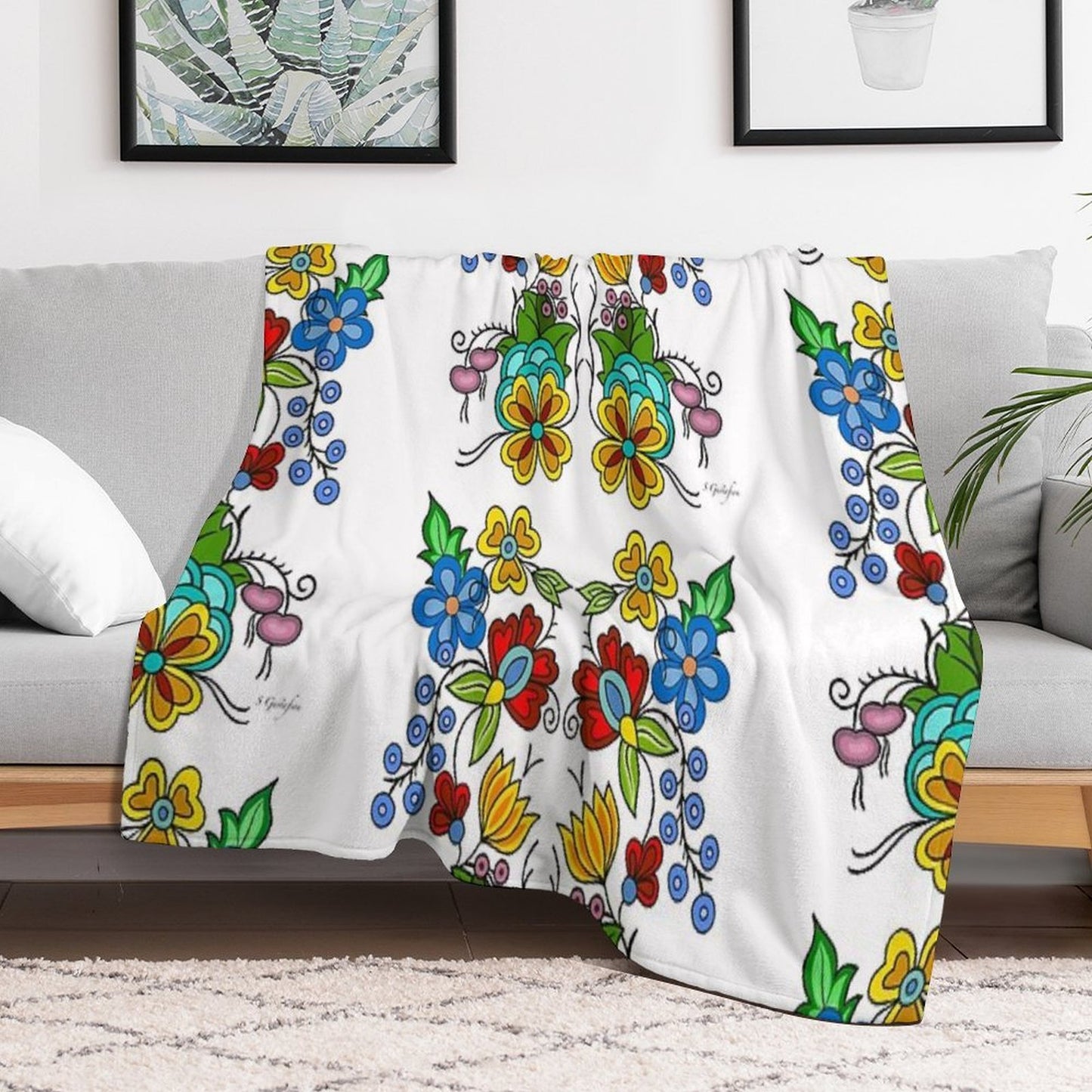 Woodland2 Throw Blanket