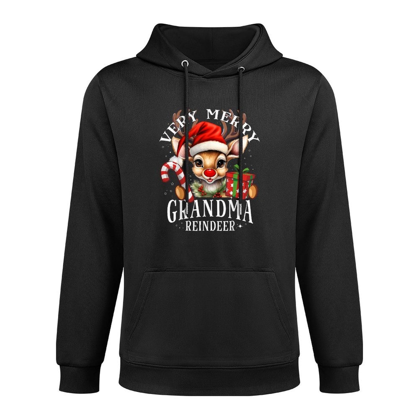 Very Merry Grandma Reindeer Matching Christmas Casual Wear Hoodie