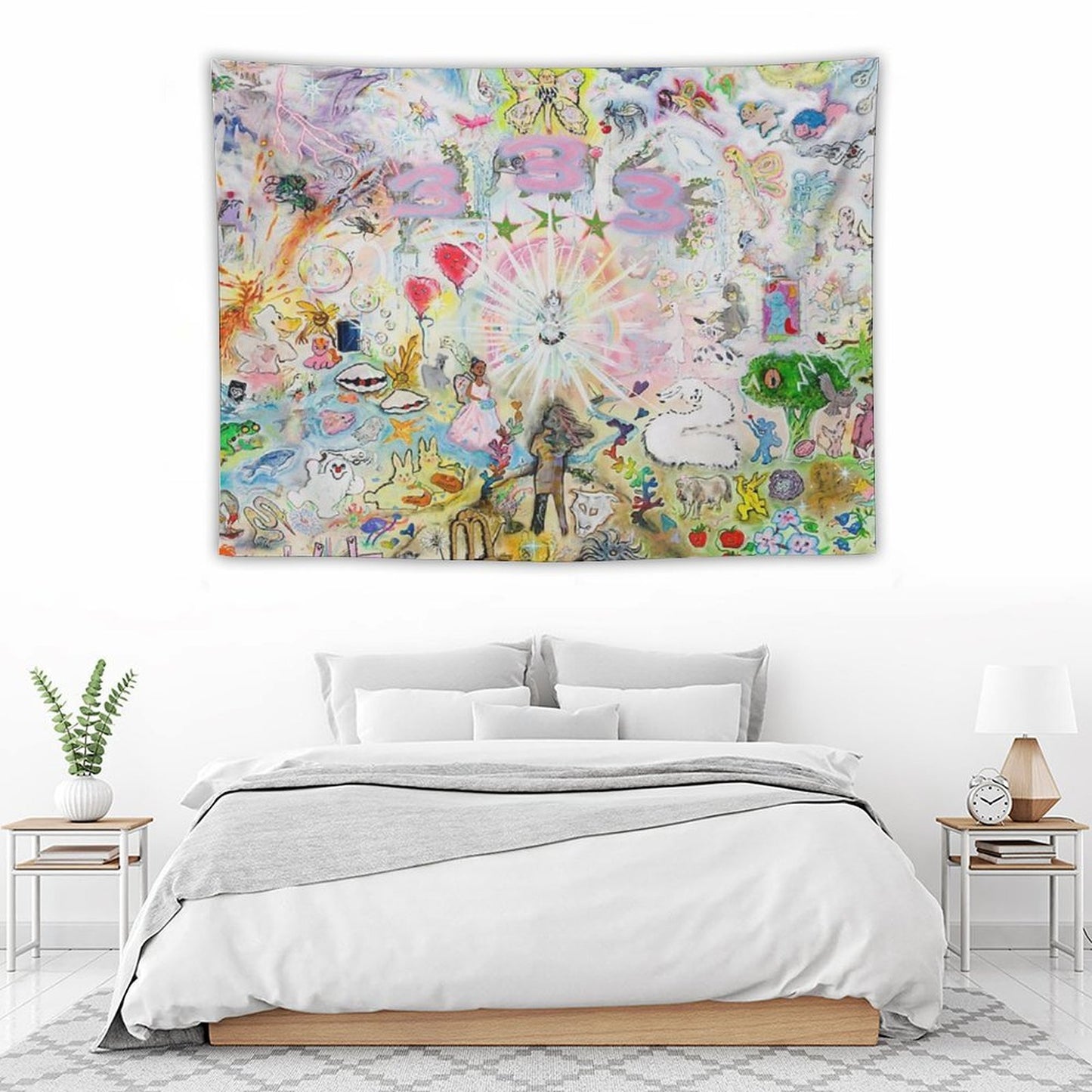 Drain Gang Bladee 333 Album Cover Tapestry Tapestry