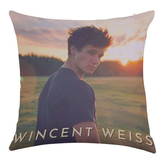 Wincent Weiss Vibes Linen Throw Pillow Cover