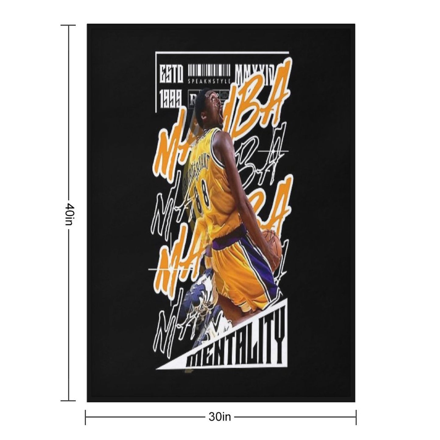 Kobe Throw Blanket