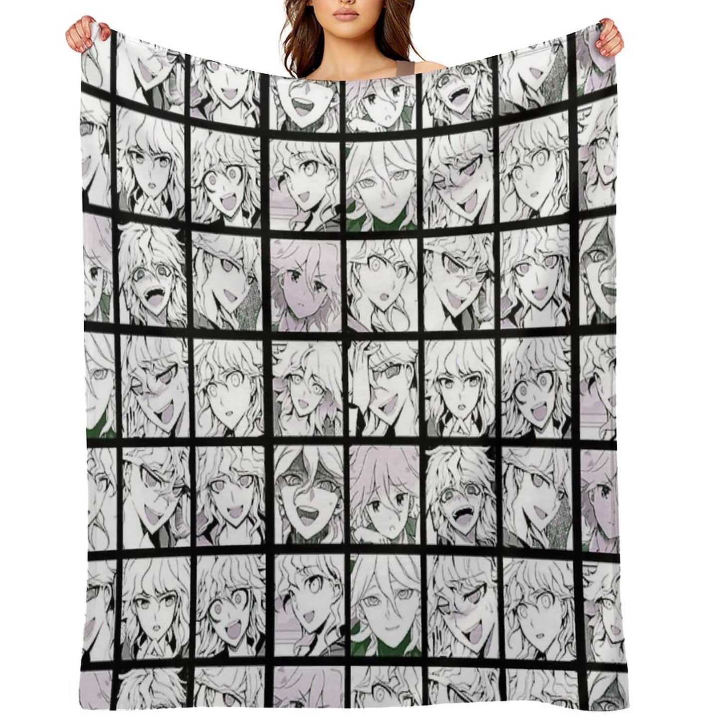 Nagito Manga Collection (Colored) Throw Blanket
