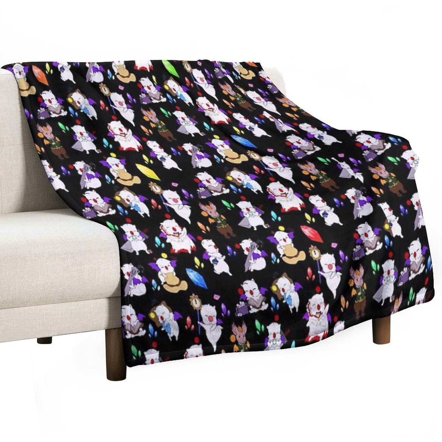 Final Fantasy Moogles Throw Blanket