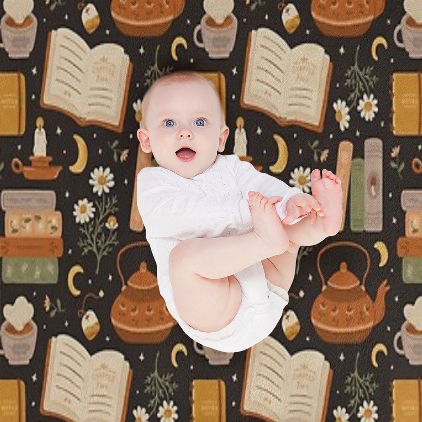 Sweet Bookish Dreams Throw Blanket