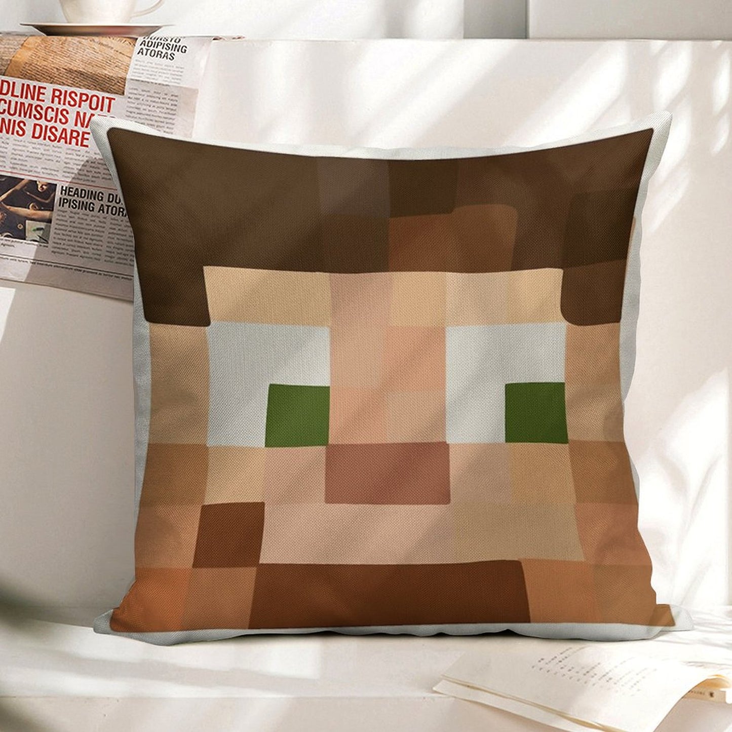 Good Times with Scar Linen Throw Pillow Cover