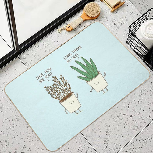 Garden Etiquette Bath Mat