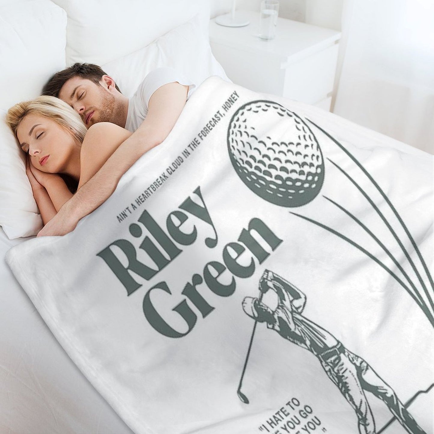 Riley Green Merch Throw Blanket