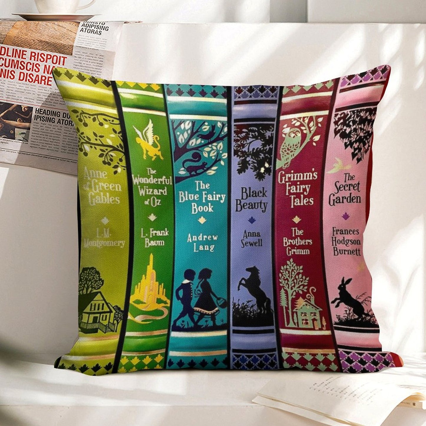 The Magic of Make-Believe Linen Throw Pillow Cover