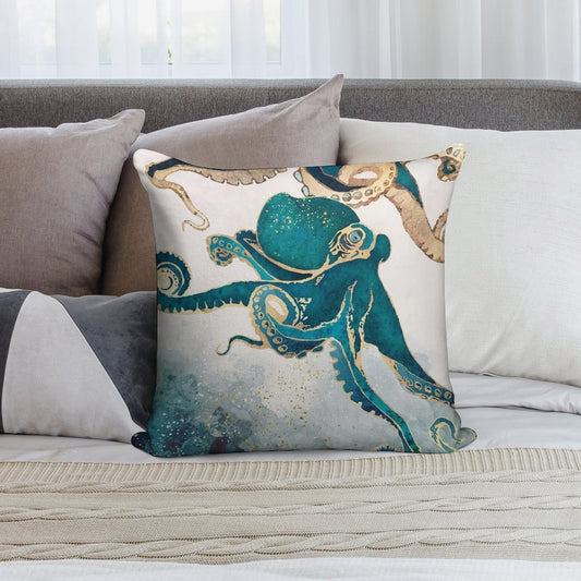Underwater Dream V Soft Ultra-Soft Texture Throw Pillow