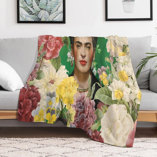 Frida Kahlo IV Throw Blanket