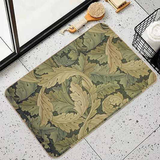 William Morris Acanthus Pattern Bath Mat