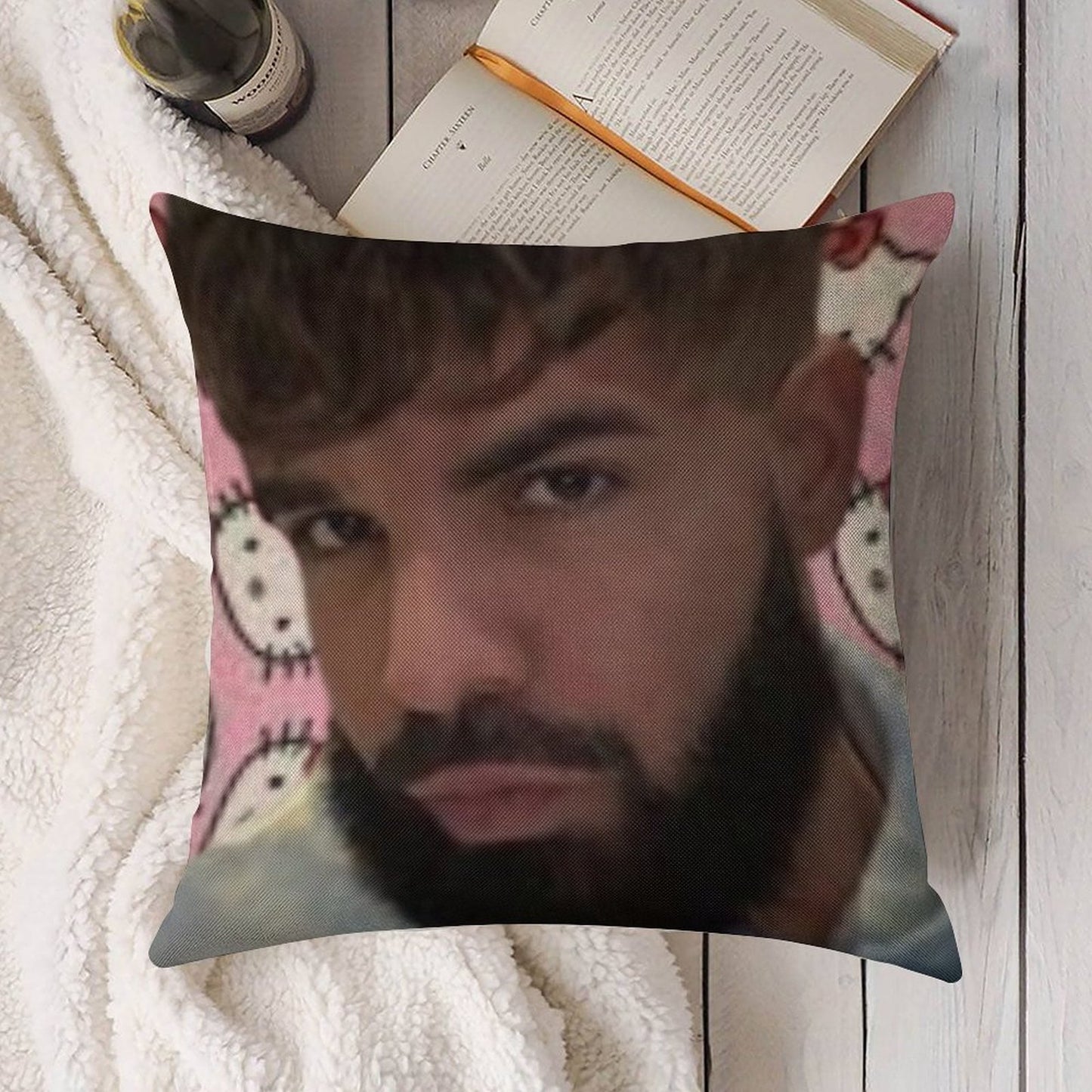 BBL Drake Linen Throw Pillow Cover