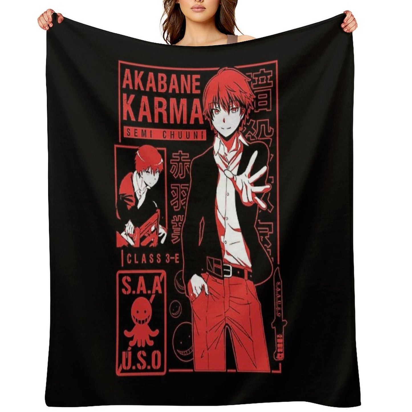 KARMA AKABANE Classic Throw Blanket