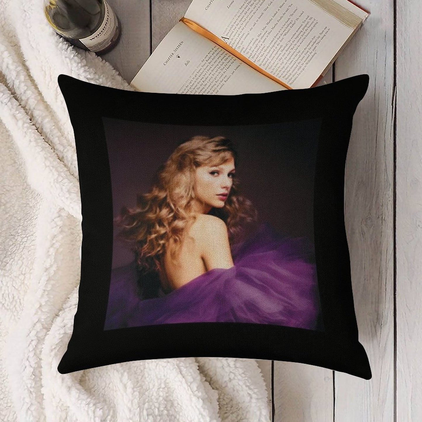 Speak Now Taylor Swift Linen Throw Pillow Cover
