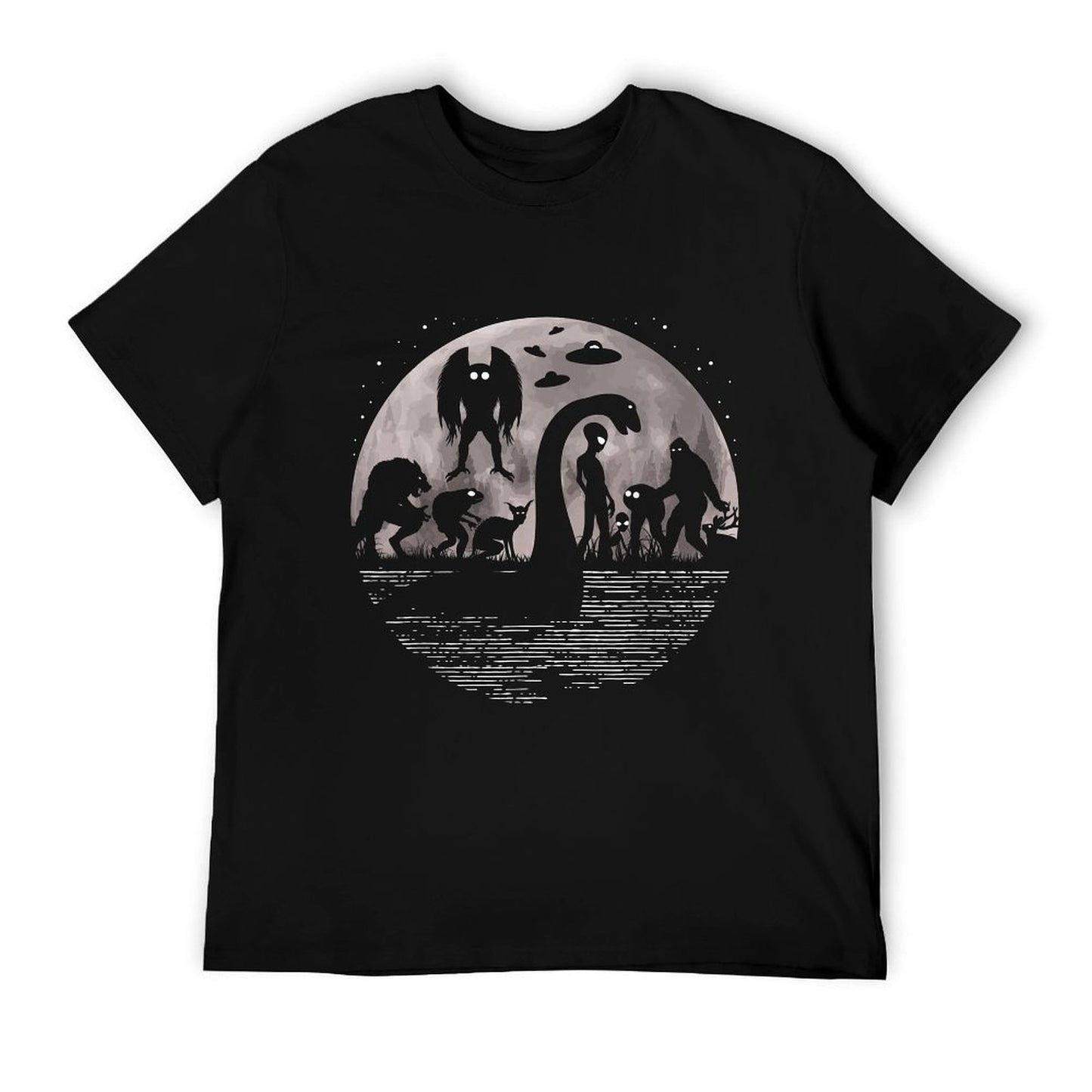 Bigfoot Loch Ness Monster Mothman And Aliens! Funny Cryptid T-Shirt