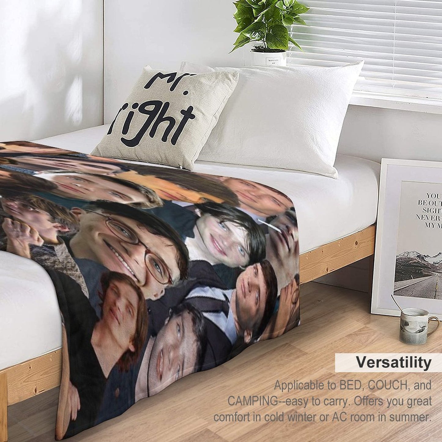 Cillian Murphy Photo Collage Throw Blanket