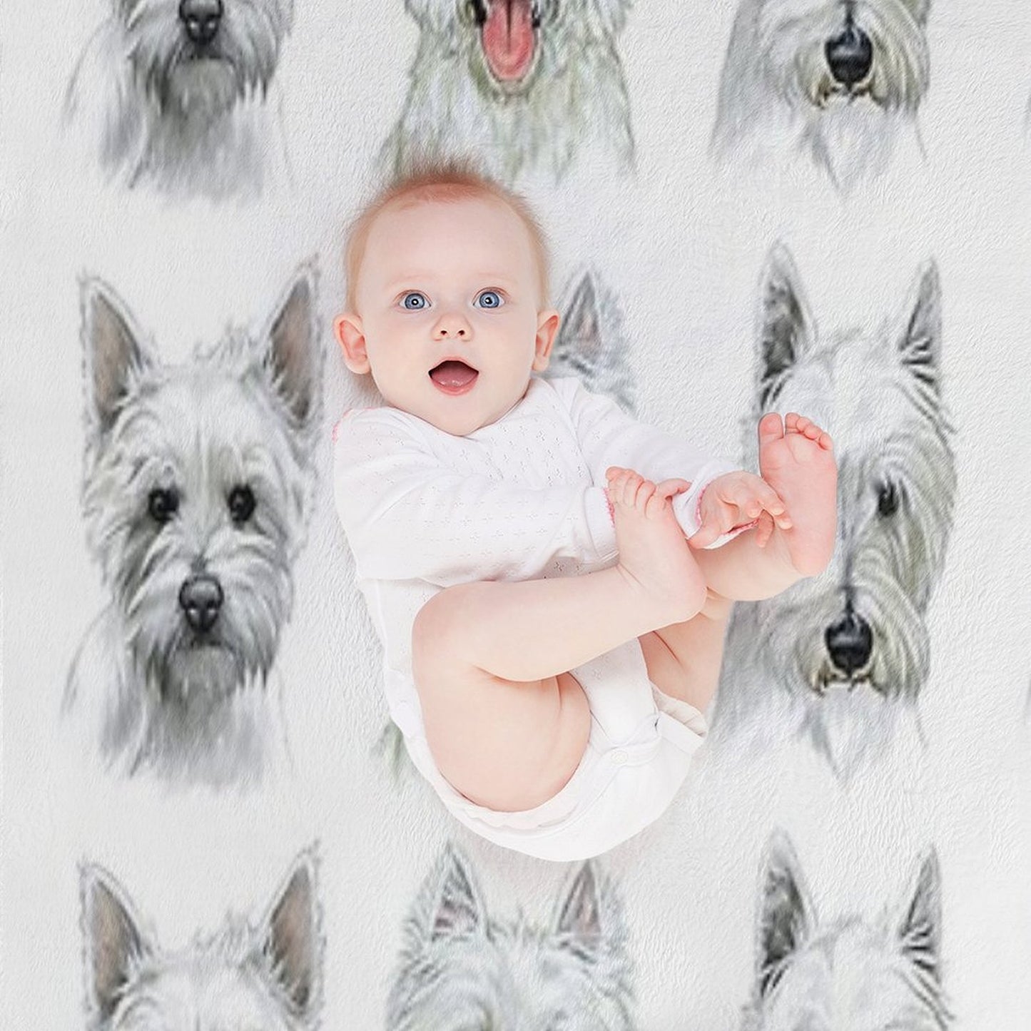Westies Throw Blanket