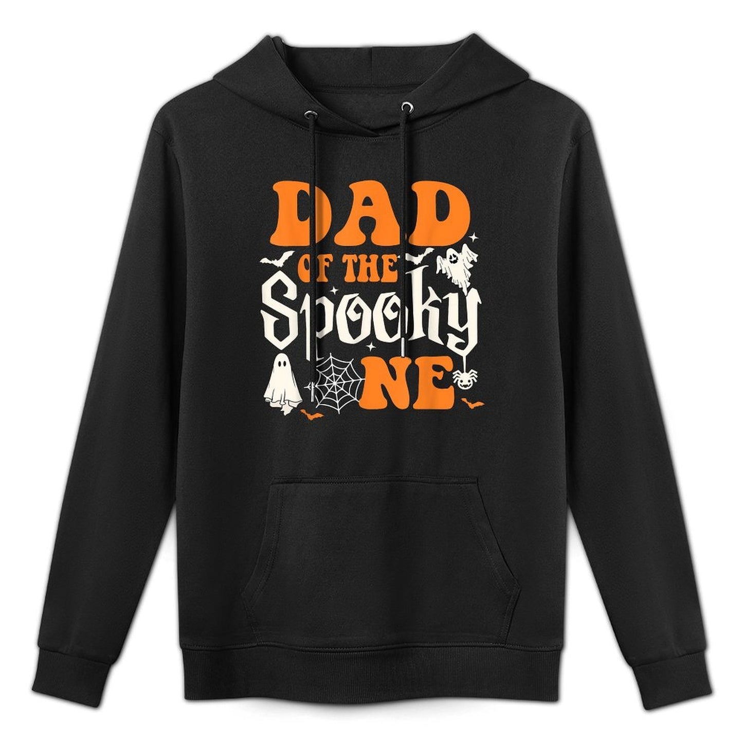 Dad of The Spooky One Girl Boy First Birthday Halloween Breathable Fabric Hoodie