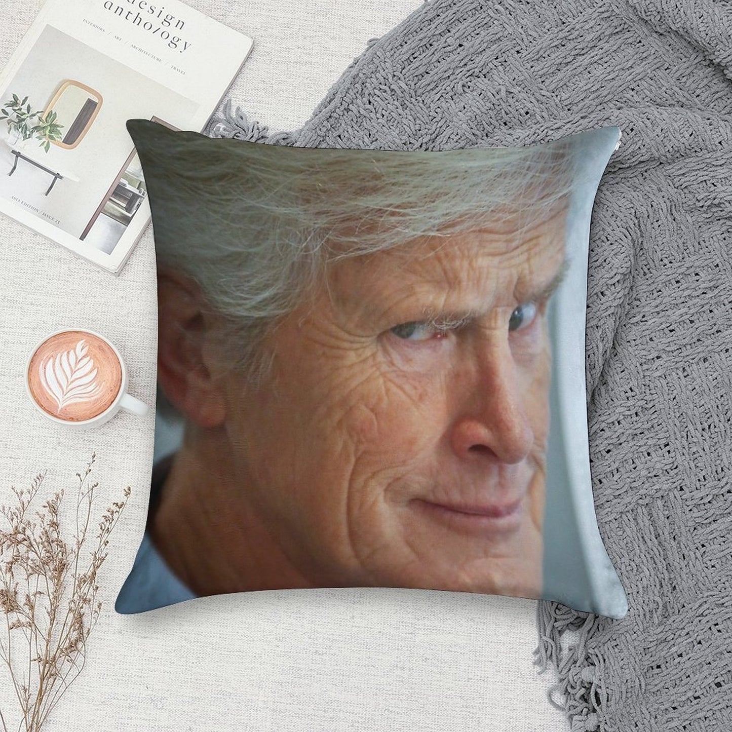 Dateline Keith Morrison - Really Soft Style Accent Throw Pillow