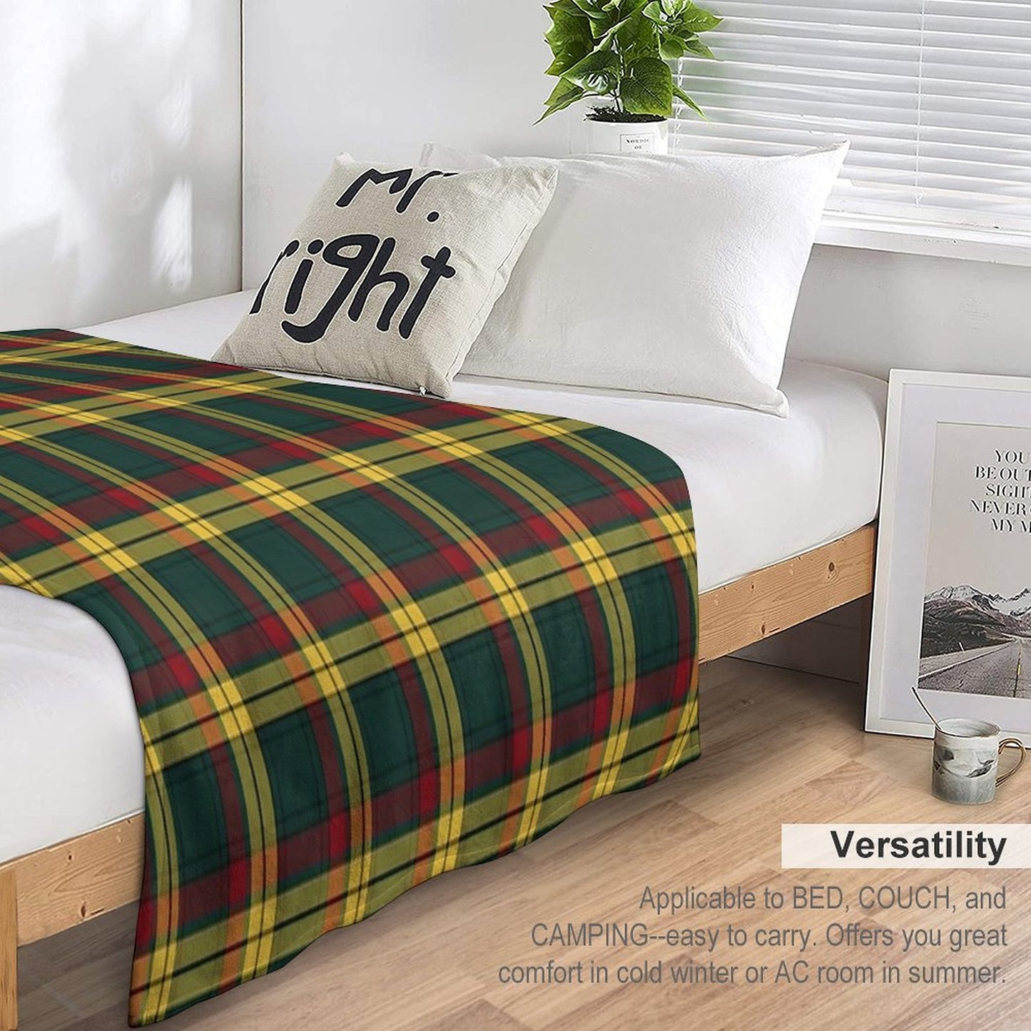 Clan MacMillan Tartan Throw Blanket