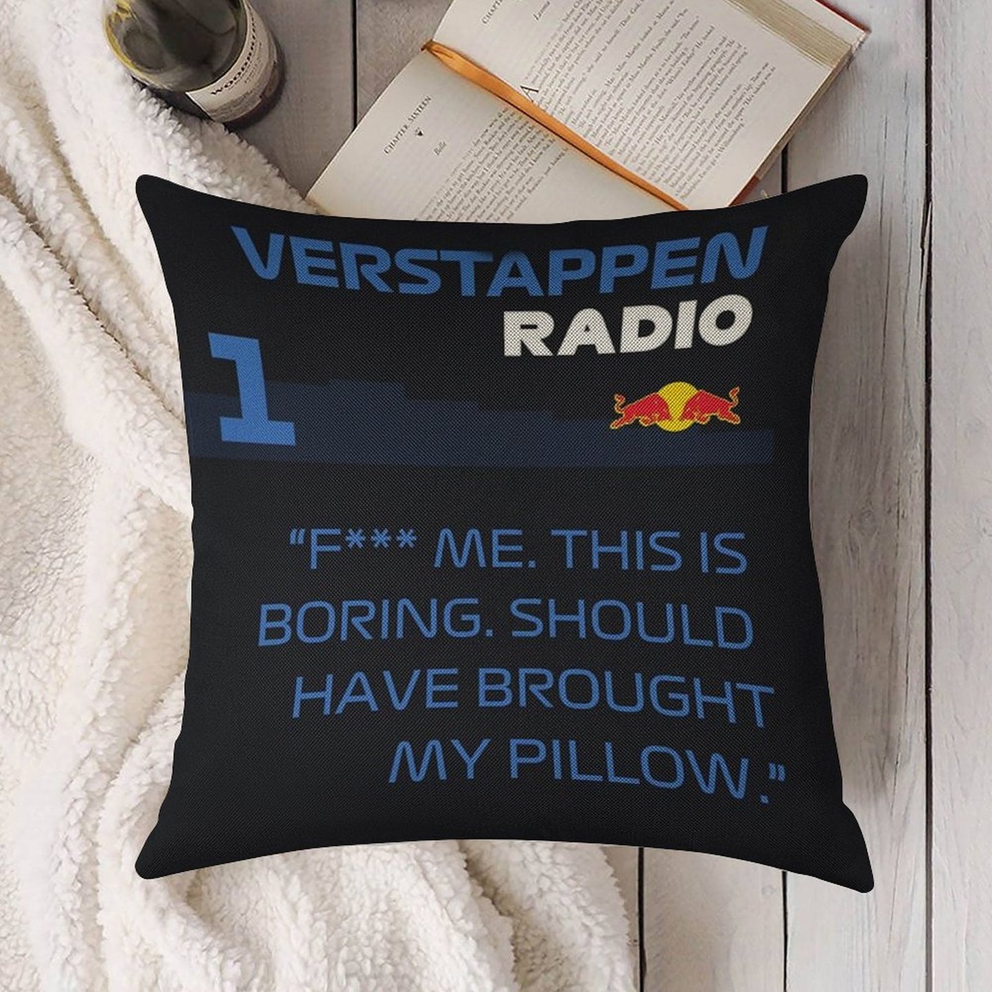 Should Have Brought My Pillow Linen Throw Pillow Cover