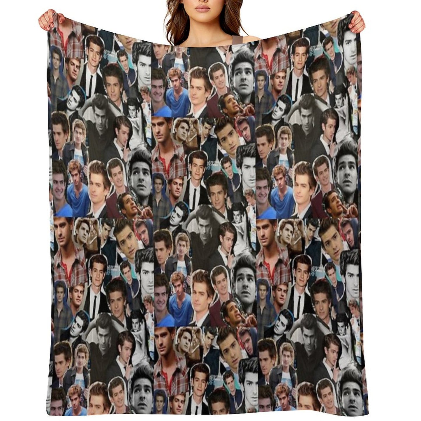 Andrew Garfield Fan Art Throw Blanket
