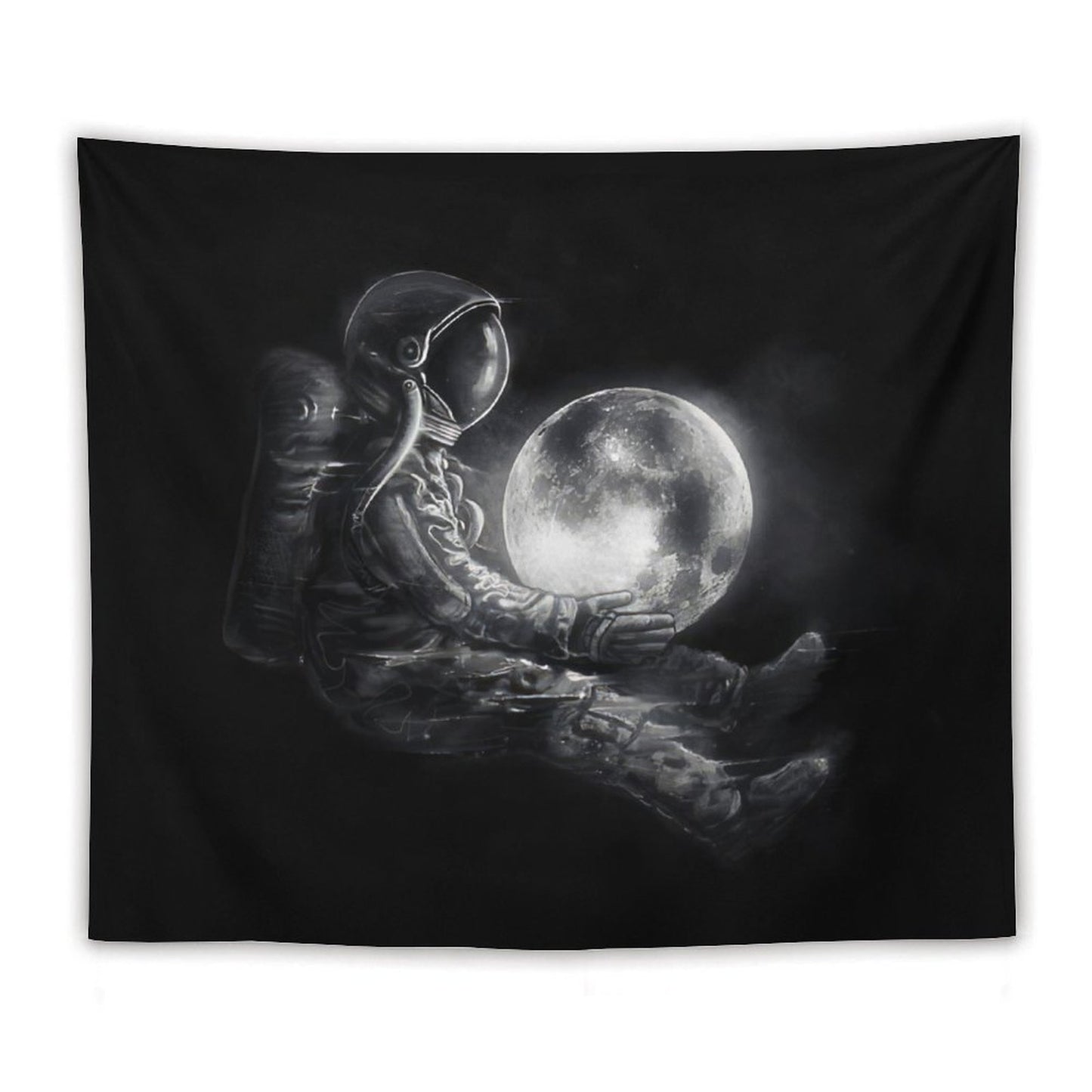Astronaut Moon Play Tapestry