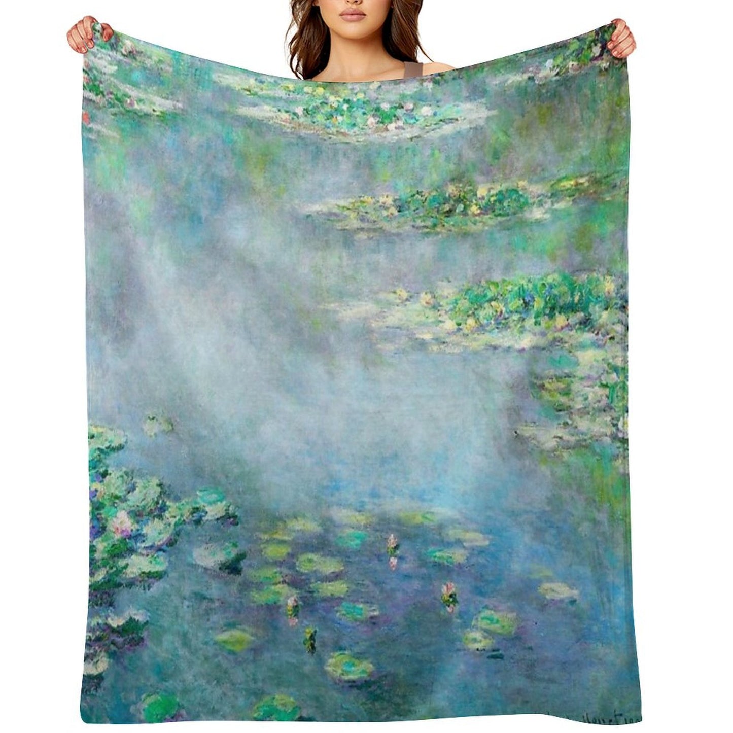 Monet Water Lilies Nymphéas 1906 Throw Blanket
