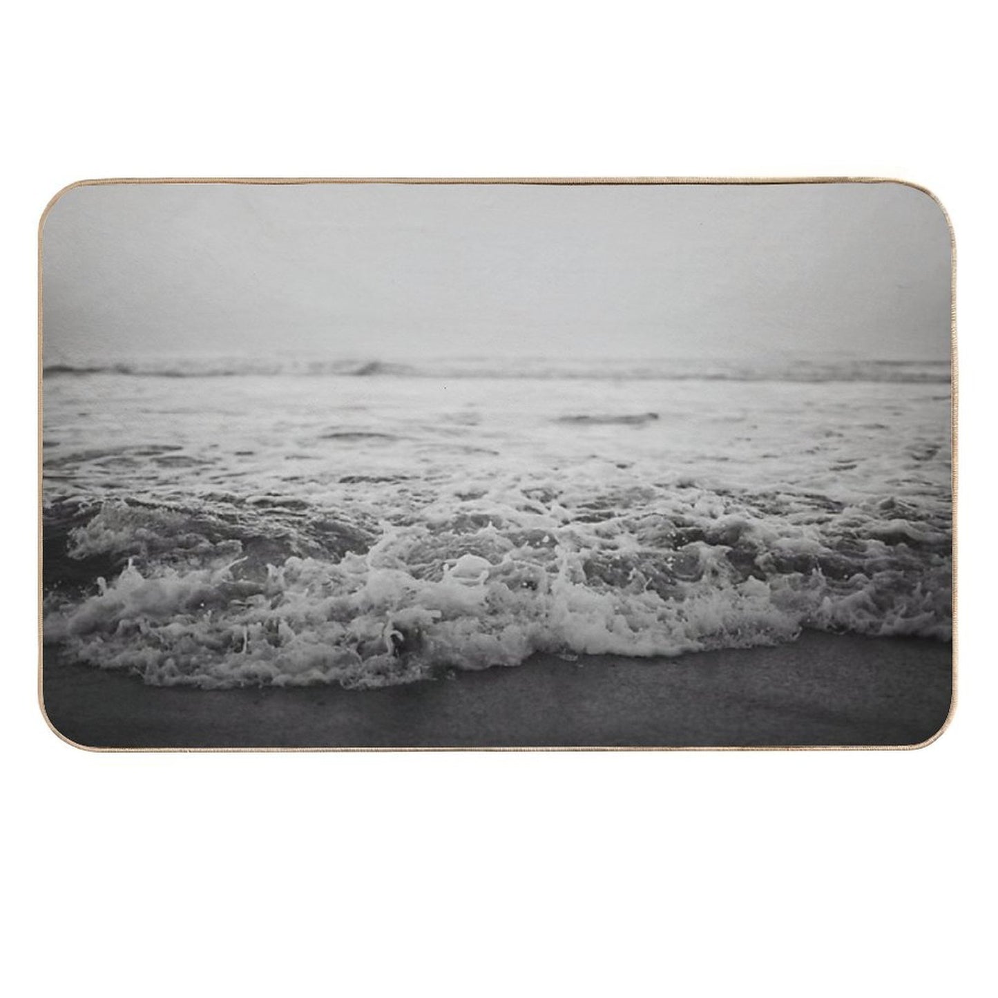 Ocean Crash Easy To Clean Bath Mat