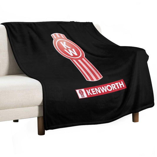Kenworth Logo Truck Australian Throw Blanket